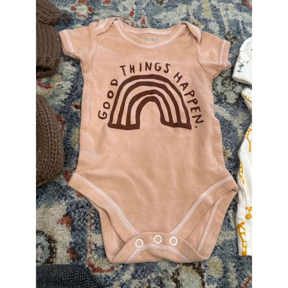 Gap‎ Copper Pearl Milk Barn Little Me Target Baby Boy 0-6M Brown Bundle